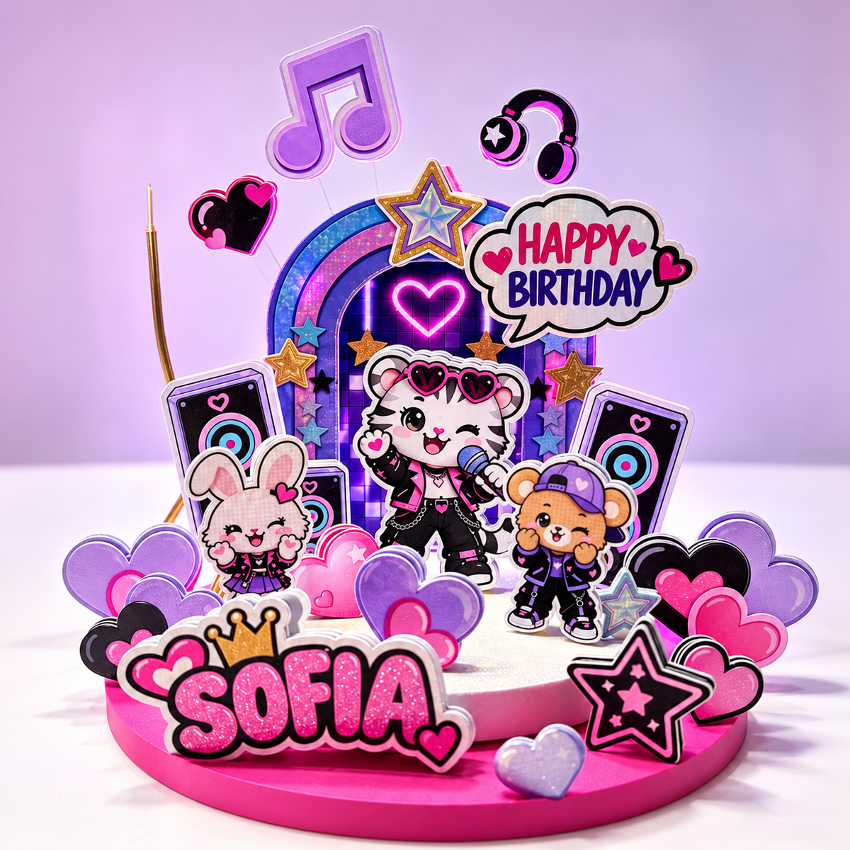 Clase Cake Topper 3D K-Pop Curso y Archivos Digitales | Crea con Polly